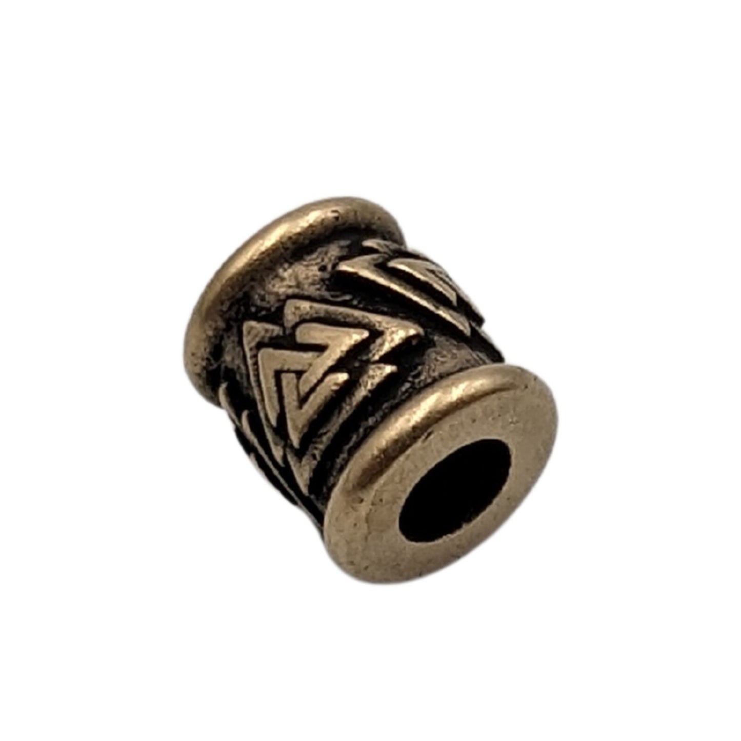 Valknut paracord bead edc beads dread norse jewelry