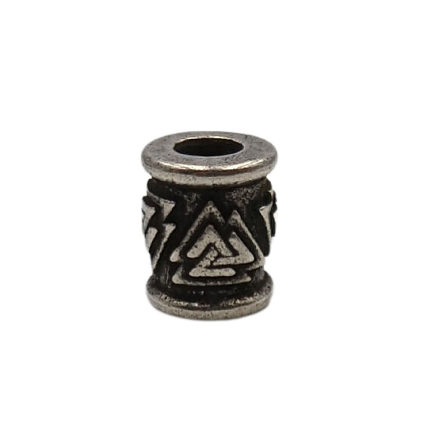 Valknut paracord bead edc beads dread norse jewelry