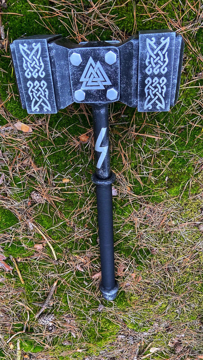 Hammer Valknut Sledgehammer  Mjolnir War Hammer Thor  hammer Battle Ready Viking Berserker