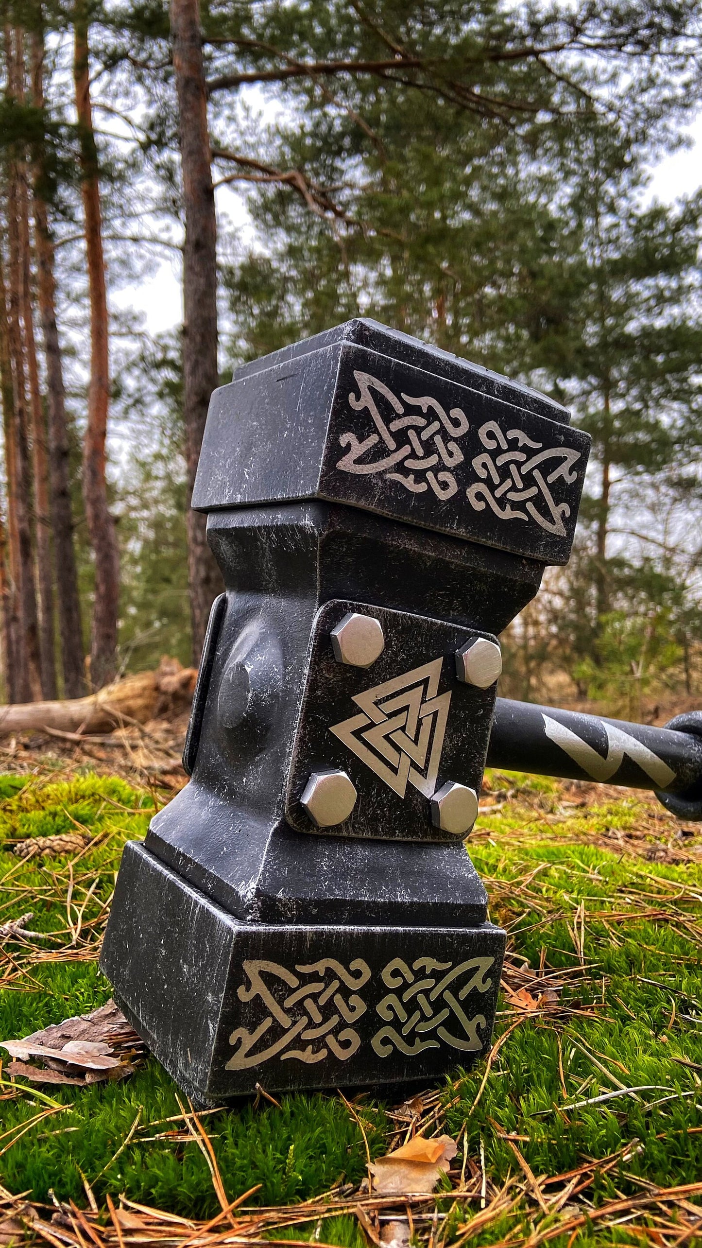 Hammer Valknut Sledgehammer  Mjolnir War Hammer Thor  hammer Battle Ready Viking Berserker