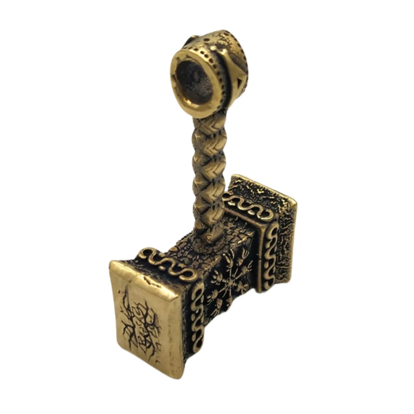 Mjolnir norse pendant Viking jewelry necklace | Thor hammer valknut necklace | Nordic jewelry