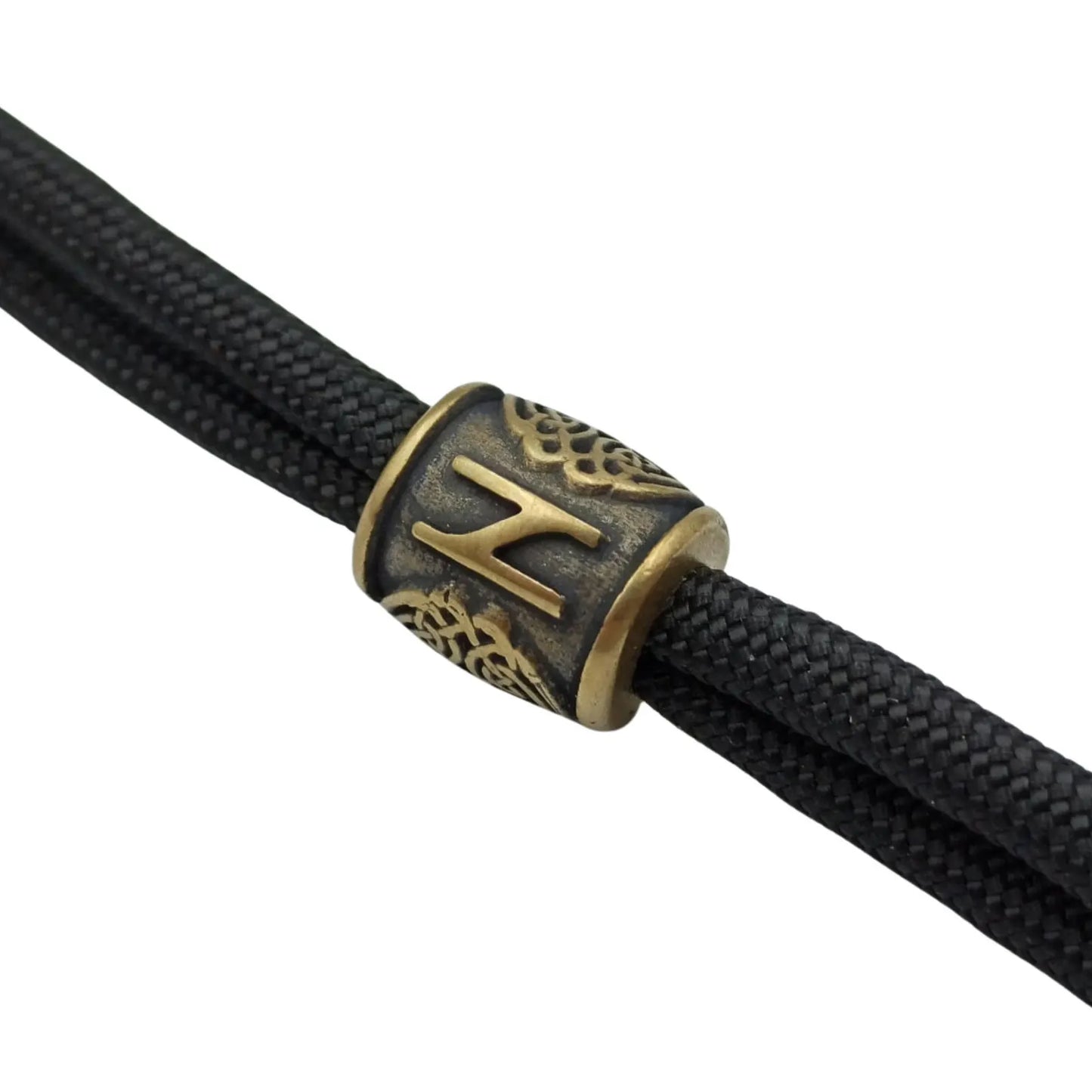 Hagalaz rune | viking beads | norse lanyard bead