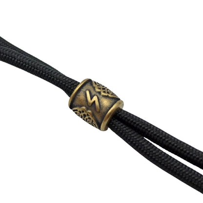 Sowilo rune | viking beads | norse lanyard bead