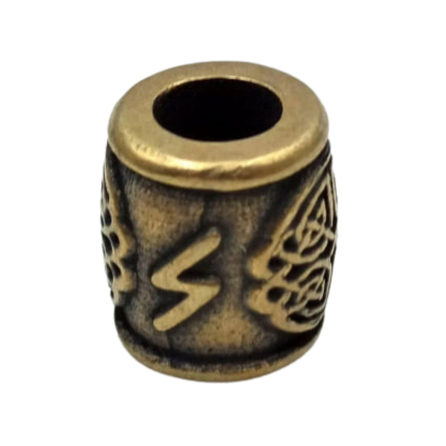 Sowilo rune | viking beads | norse lanyard bead