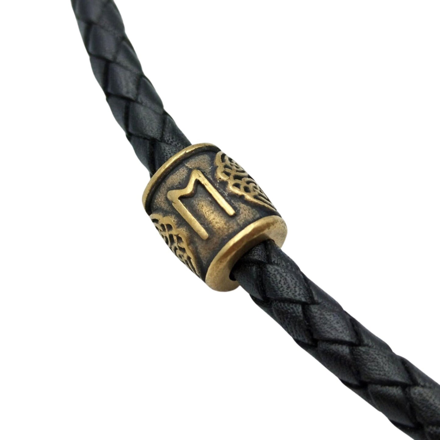 Ehwaz rune | viking runes beads | knife lanyard bead