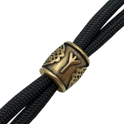 Algiz rune | viking beads | knife lanyard bead