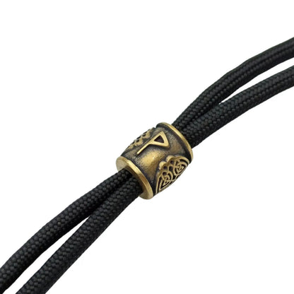 Wunjo rune | viking norse runes beads | knife lanyard bead