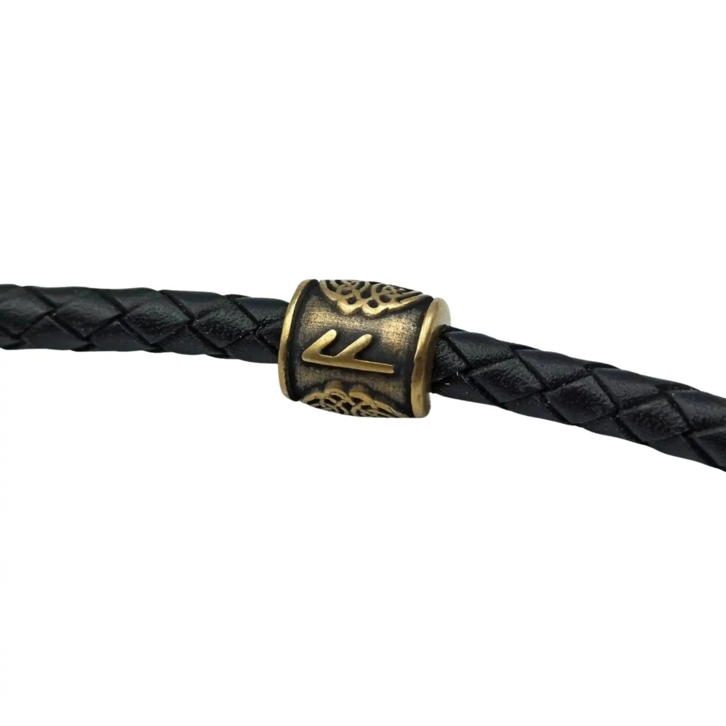 Ansuz rune | norse viking runes beads | knife lanyard bead