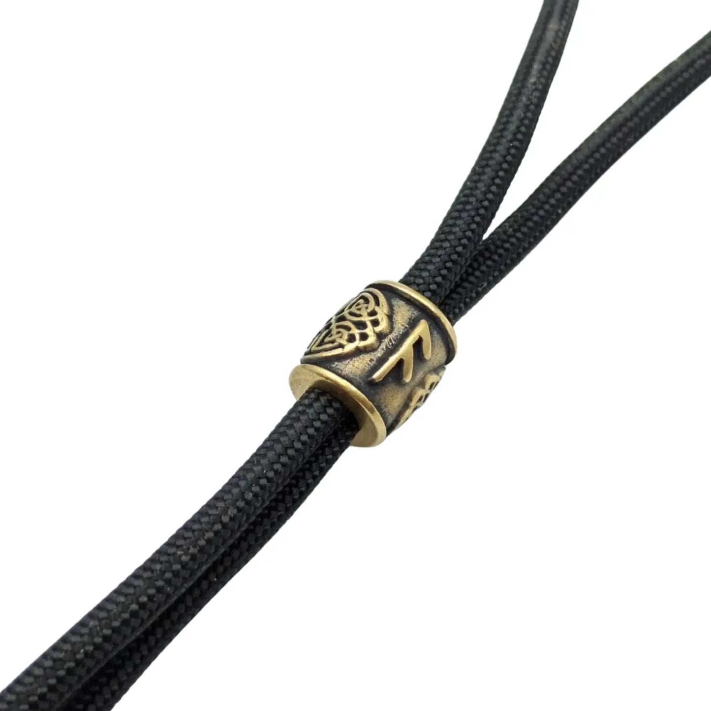 Ansuz rune | norse viking runes beads | knife lanyard bead