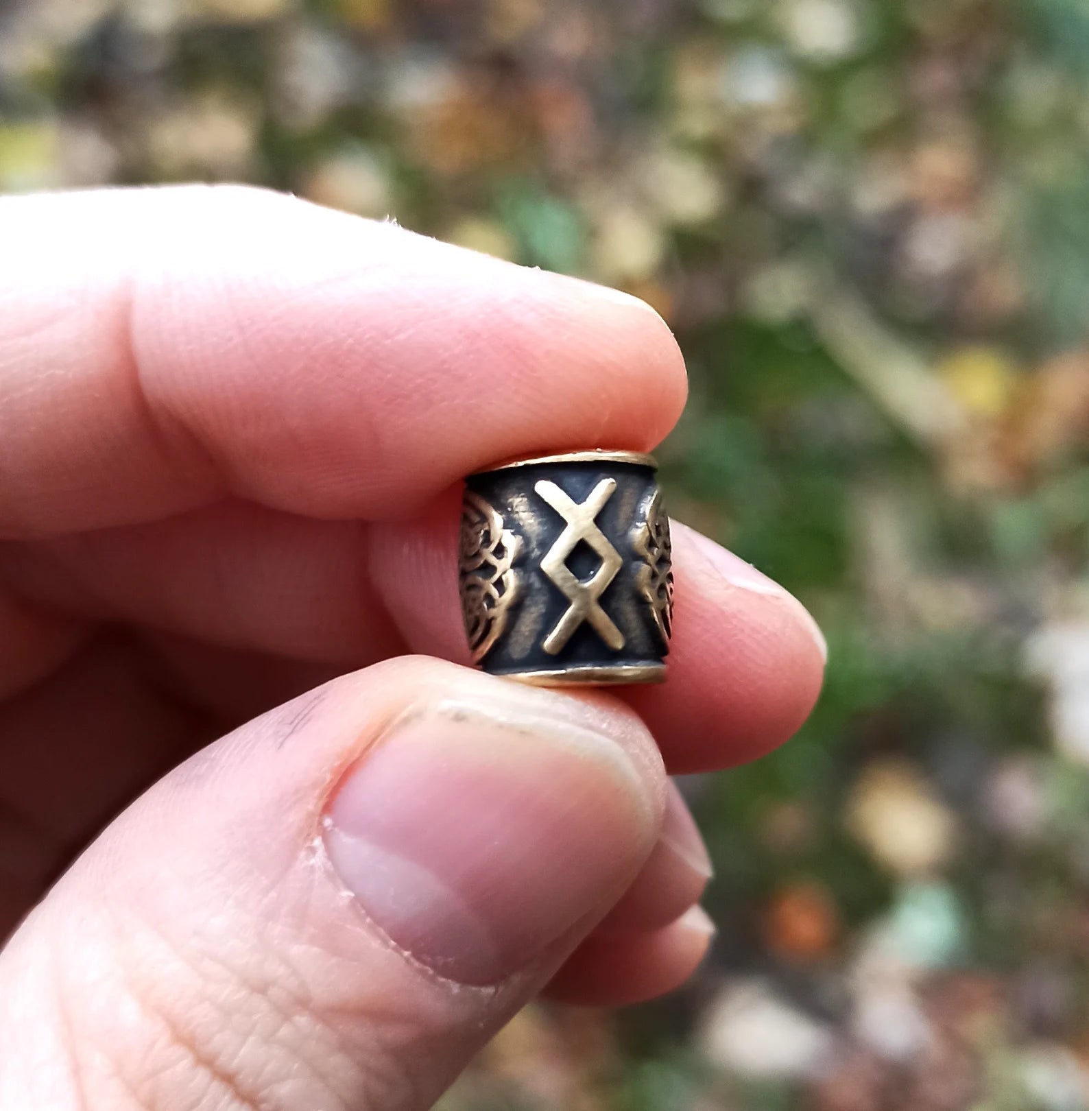 Ingwaz rune | viking beads | norse lanyard bead – Viking Accessories | Norse runes & Nordic jewelry
