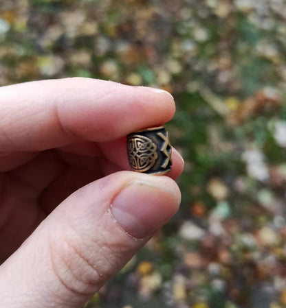 Ingwaz rune | viking beads | norse lanyard bead – Viking Accessories | Norse runes & Nordic jewelry