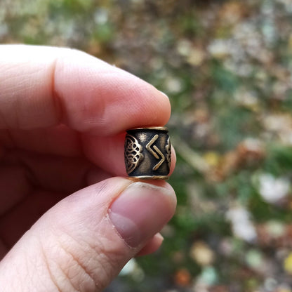 Jera rune | viking runes beads | knife lanyard bead – Viking Accessories | Norse runes & Nordic jewelry
