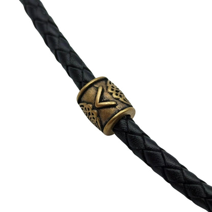 Kenaz rune | Viking bead | Norse lanyard Knife beads – Viking Accessories | Norse runes & Nordic jewelry