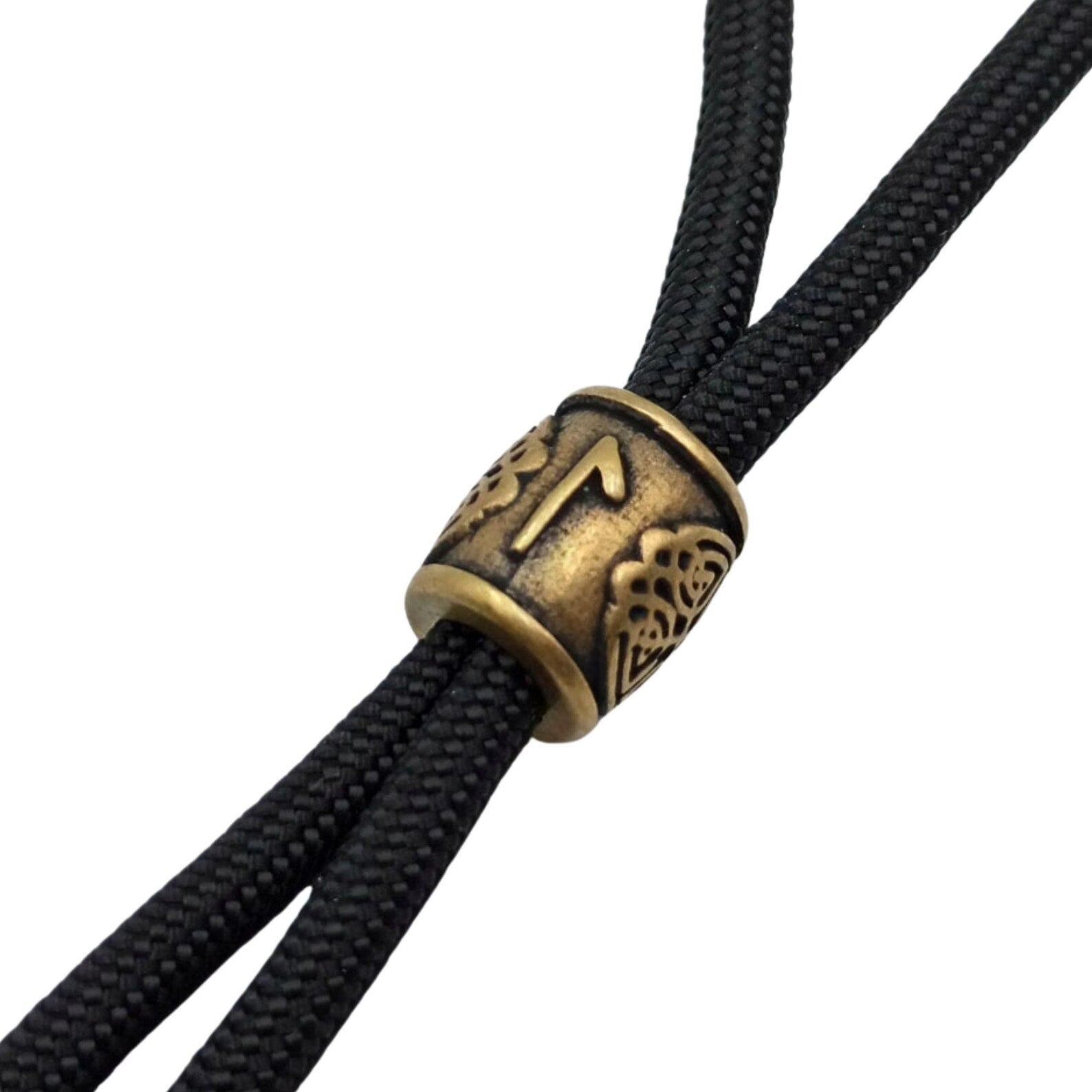 Laguz rune | Viking bead | Norse lanyard Knife beads – Viking Accessories | Norse runes & Nordic jewelry