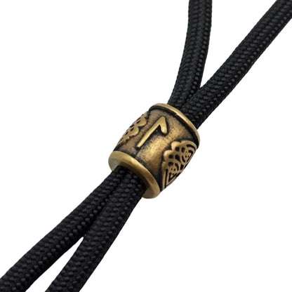 Laguz rune | Viking bead | Norse lanyard Knife beads – Viking Accessories | Norse runes & Nordic jewelry