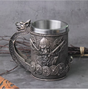 Viking Theme Beer Mug