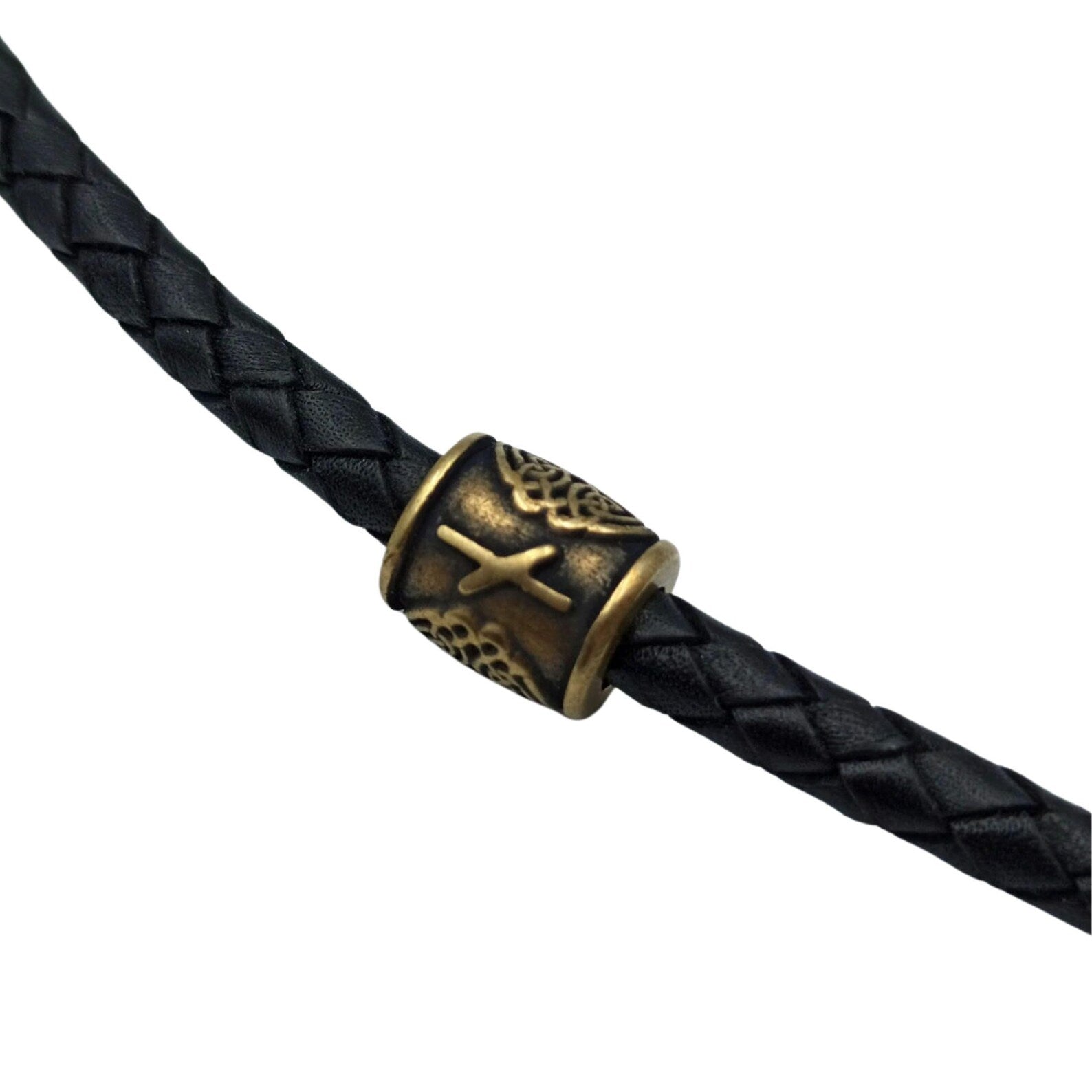 Nauthiz rune | Viking beads | Norse Knife lanyard bead – Viking Accessories | Norse runes & Nordic jewelry