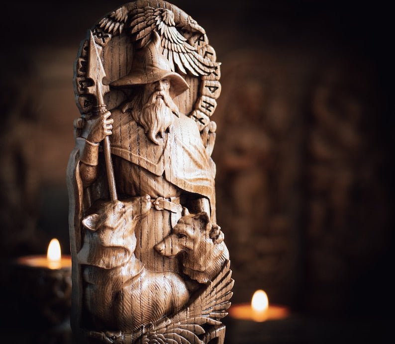 Odin statue, Allfather, Wotan, norse gods, – Viking | Norse runes & Nordic jewelry