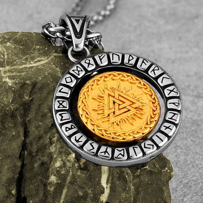 Odin's Judgment — Rotating Rune Pendant – Viking Necklace | Norse runes & Nordic jewelry