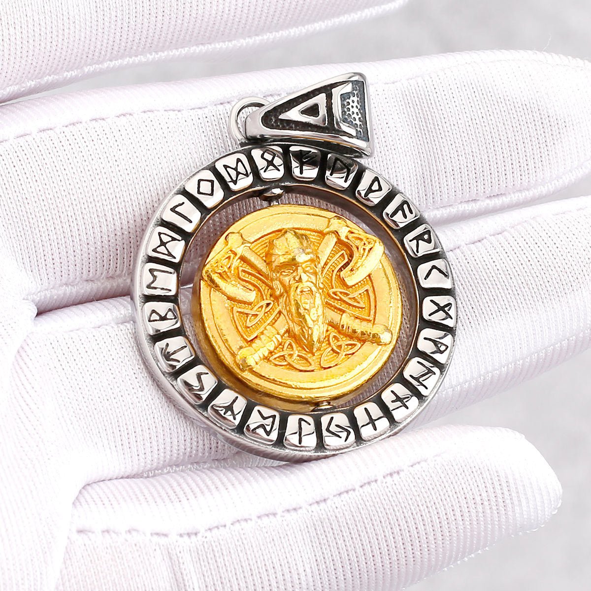 Odin's Judgment — Rotating Rune Pendant – Viking Necklace | Norse runes & Nordic jewelry