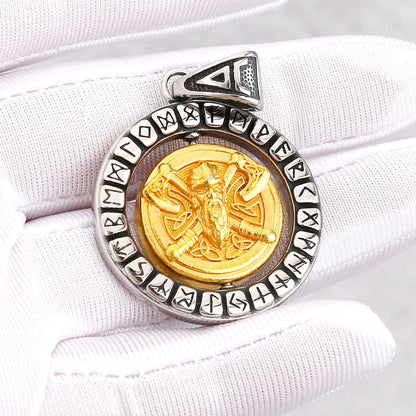 Odin's Judgment — Rotating Rune Pendant – Viking Necklace | Norse runes & Nordic jewelry