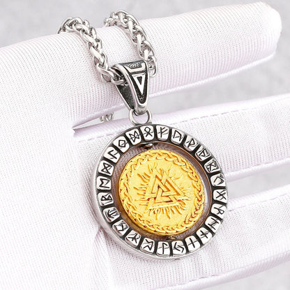 Odin's Judgment — Rotating Rune Pendant – Viking Necklace | Norse runes & Nordic jewelry