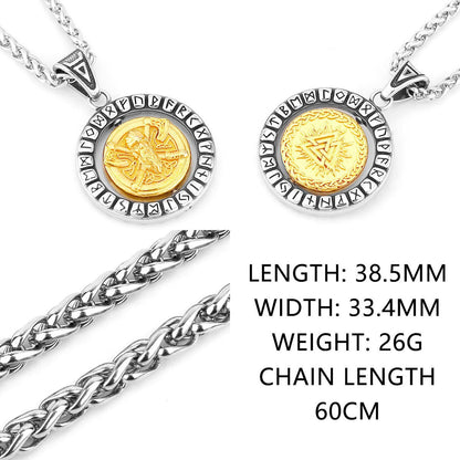 Odin's Judgment — Rotating Rune Pendant – Viking Necklace | Norse runes & Nordic jewelry