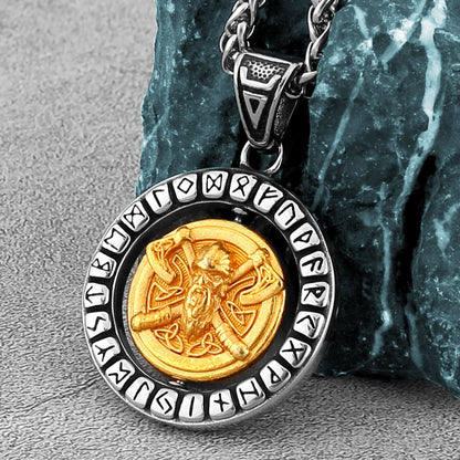 Odin's Judgment — Rotating Rune Pendant – Viking Necklace | Norse runes & Nordic jewelry