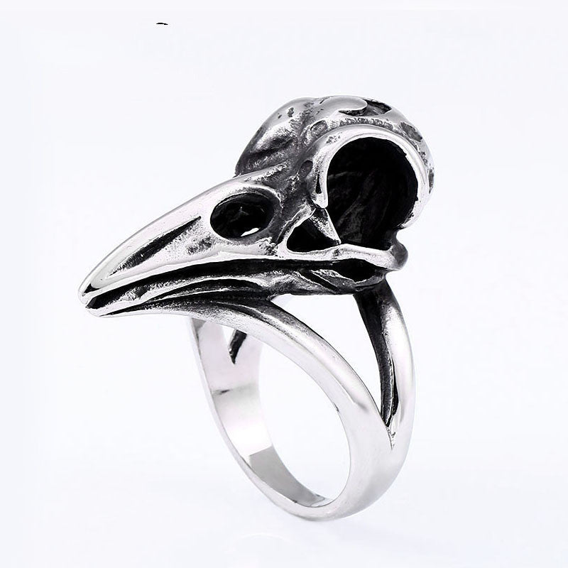Odin's Raven Skull Ring – Viking Ring | Norse runes & Nordic jewelry