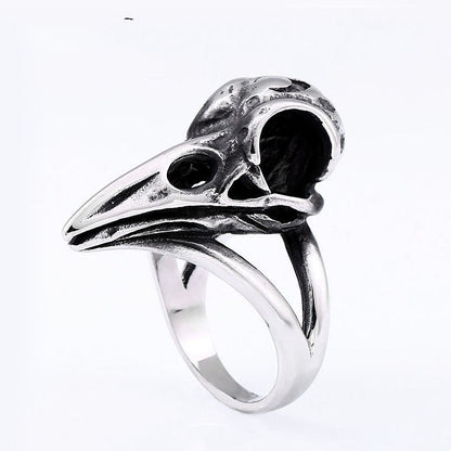 Odin's Raven Skull Ring – Viking Ring | Norse runes & Nordic jewelry