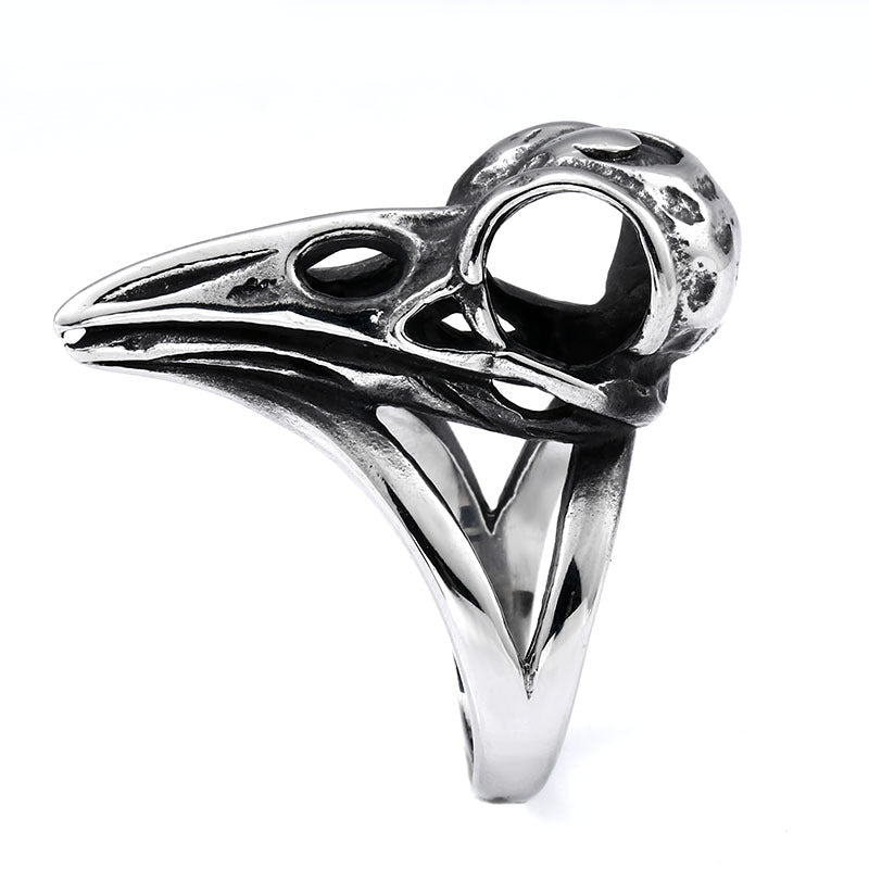 Odin's Raven Skull Ring – Viking Ring | Norse runes & Nordic jewelry