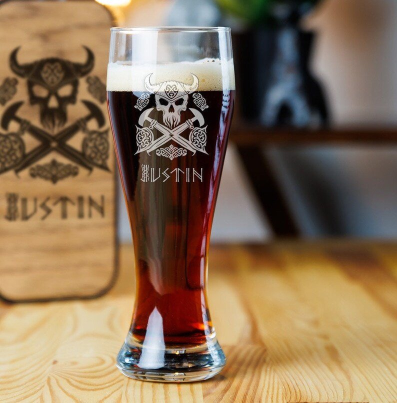 Personalized beer gift set Norse mythology – Viking Accessories | Norse runes & Nordic jewelry