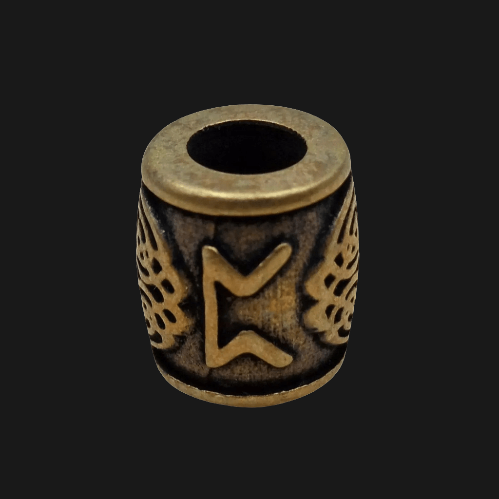 Perthro rune | viking beads | knife lanyard bead – Viking Accessories | Norse runes & Nordic jewelry