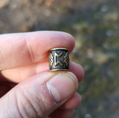Perthro rune | viking beads | knife lanyard bead – Viking Accessories | Norse runes & Nordic jewelry