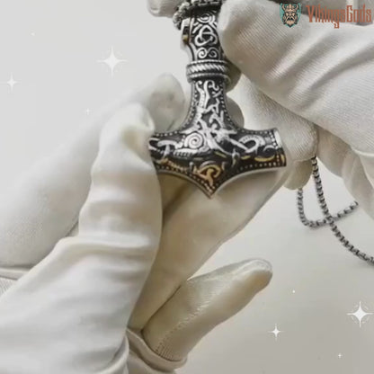 The Mjolnir of Thunder – Handcrafted Norse Legacy