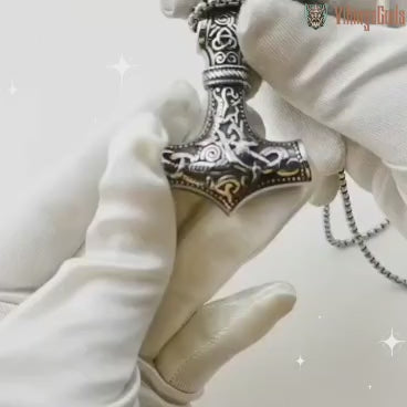 The Mjolnir of Thunder – Handcrafted Norse Legacy