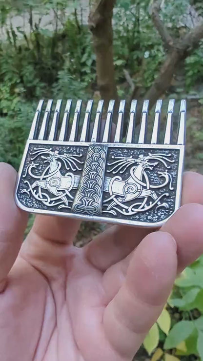 Ringerik Viking beard comb Yule gifts norse art