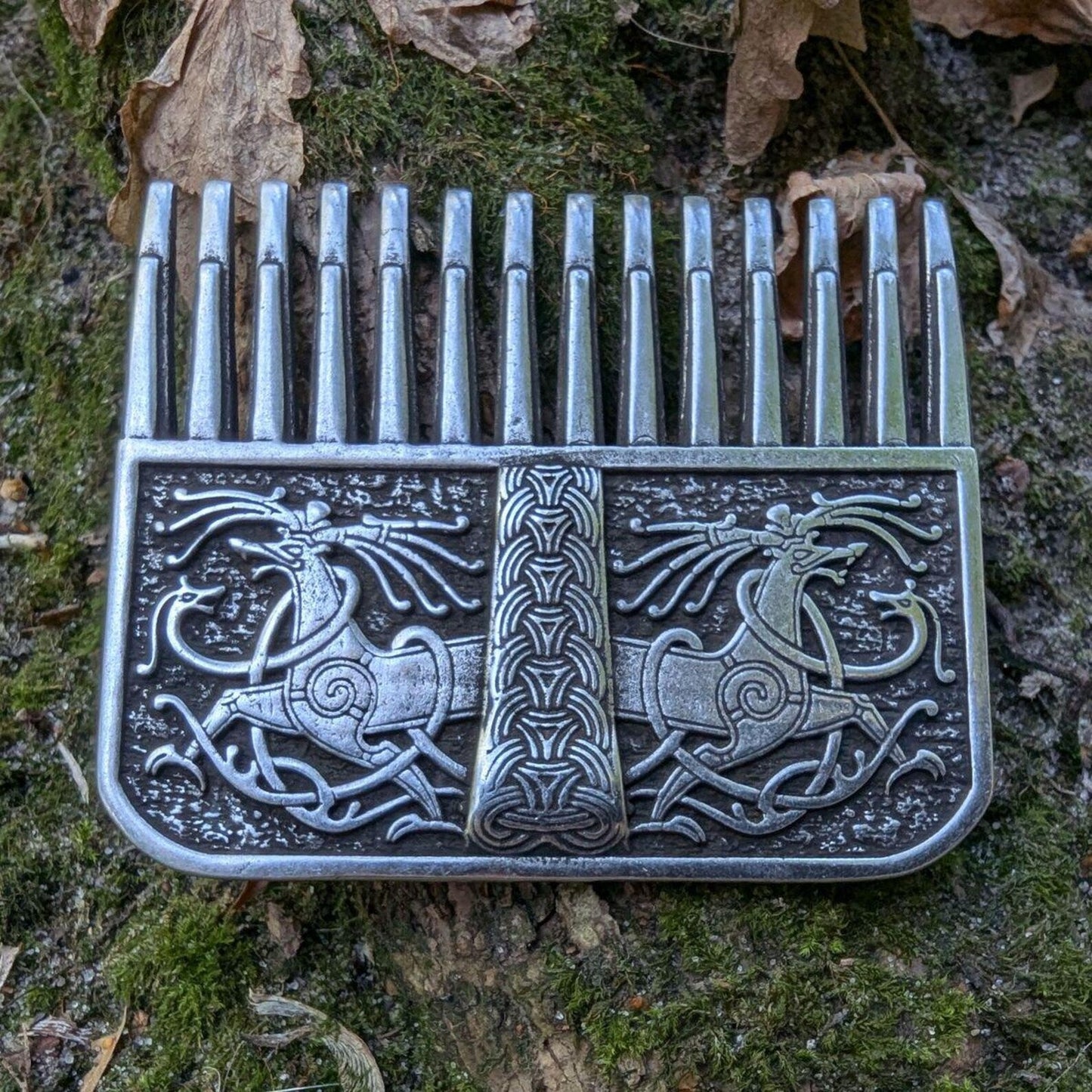 Ringerik Viking beard comb Yule gifts norse art – Viking Accessories | Norse runes & Nordic jewelry