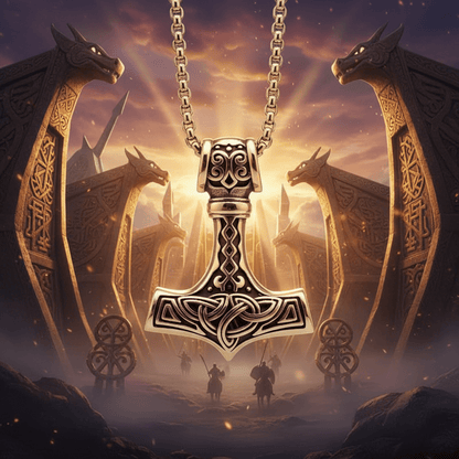 The Mjolnir of Thunder – Handcrafted Norse Legacy – Viking jewerly | Norse runes & Nordic jewelry