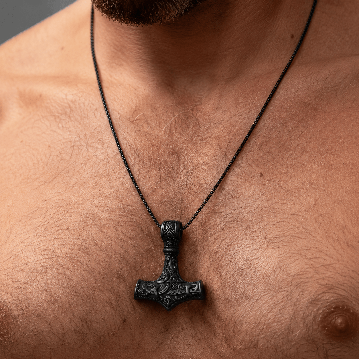 The Mjolnir of Thunder – Handcrafted Norse Legacy – Viking Necklaces & Pendants | Norse runes & Nordic jewelry
