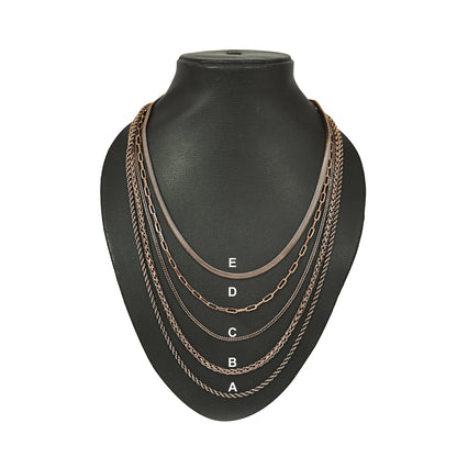 Top Quality Copper Chains 18'' to 20''Handmade Pure Copper – Viking jewerly | Norse runes & Nordic jewelry
