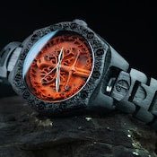 Tree of Gondor 1500 - Year Bog Oak Watch | LOTR Wooden Watch – Viking jewelry | Norse runes & Nordic jewelry