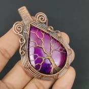 Tree of Life Labradorite Pendant – Handmade Copper Wire Necklac – Viking jewelry | Norse runes & Nordic jewelry