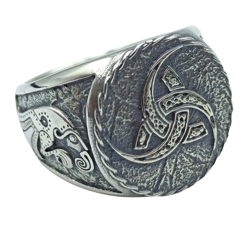Triple horn of Odin ring | Viking jewelry men | Norse raven rings – Viking jewelry | Norse runes & Nordic jewelry