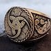 Triple horn of Odin ring | Viking jewelry men | Norse raven rings – Viking jewelry | Norse runes & Nordic jewelry