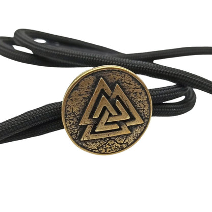Valknut norse symbol paracord bead | EDC Viking beads accessories – Viking Accessories | Norse runes & Nordic jewelry