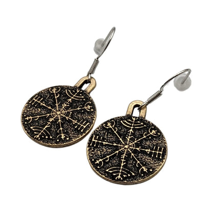Veldismagn Rune Earrings – Norse Pagan Jewelry, Yule Gift – Viking jewerly | Norse runes & Nordic jewelry
