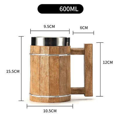 Viking 3D Beer Mug | 600ml Thermal Stein – Viking home decor | Norse runes & Nordic jewelry