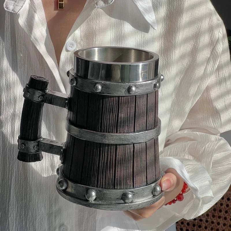 Viking 3D Beer Mug | 600ml Thermal Stein – Viking home decor | Norse runes & Nordic jewelry