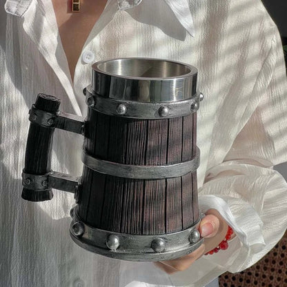 Viking 3D Beer Mug | 600ml Thermal Stein – Viking home decor | Norse runes & Nordic jewelry